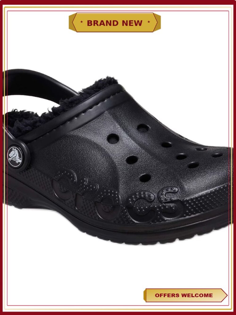 Toddler & Kids Baya Lined Clog Fleece Cozy Warm Winter Shoe Size 10
